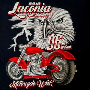 NEW Laconia motorcycle week 2019 large brand
